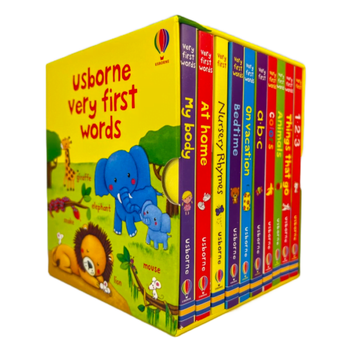 Usborne Very First Words - 10 cuốn, có file nghe