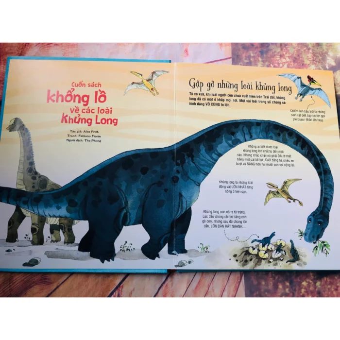 Big book - Cuốn sách khổng lồ về các loài khủng long - Ảnh 3