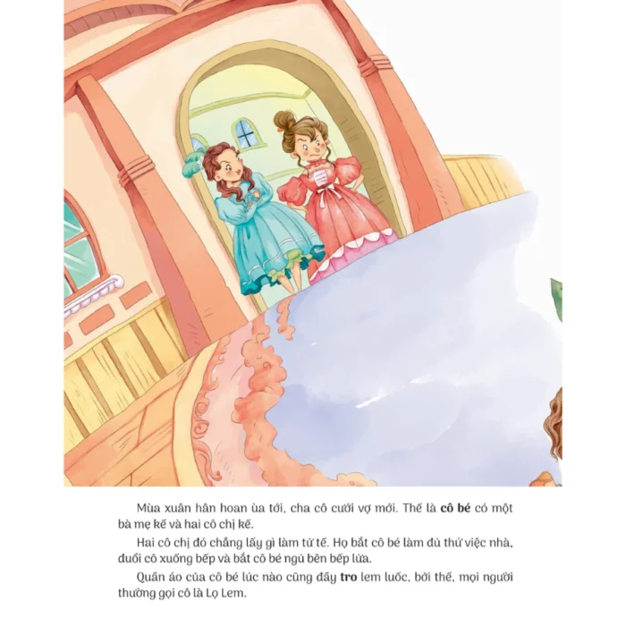 Truyện cổ tích nổi tiếng song ngữ Việt - Anh - Cinderella - Cô bé Lọ Lem - Ảnh 2