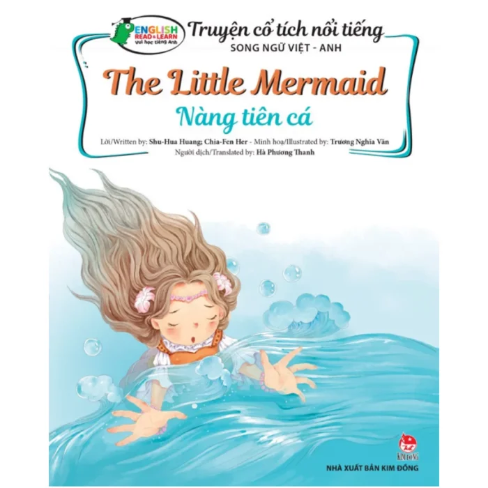 Truyện cổ tích nổi tiếng song ngữ Việt - Anh- The Little Mermaid - Nàng tiên cá - Ảnh 1